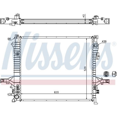 65613A Kühler, Motorkühlung ** FIRST FIT **
