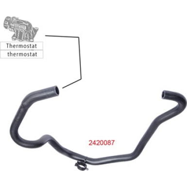 2420087 Kühlerschlauch 2420087 Kühlerschlauch