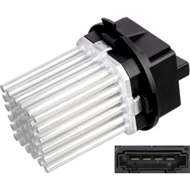 FEBI BILSTEIN 176588 Widerstand, Innenraumgebläse