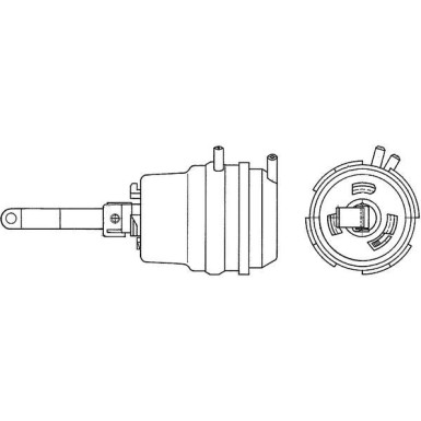Mahle | Stellelement, Mischklappe | AA 4 000P