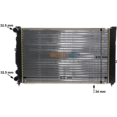 CR 647 000S Kühler, Motorkühlung BEHR CR 647 000S Kühler, Motorkühlung BEHR