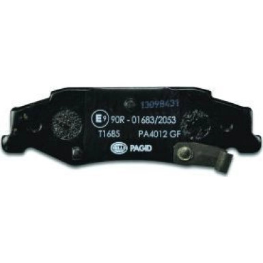 Hella Pagid | Bremsbelagsatz, Scheibenbremse | 8DB 355 013-191