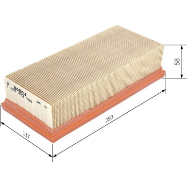 BOSCH 1 457 433 599 Luftfilter BOSCH 1 457 433 599 Luftfilter