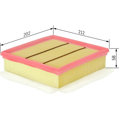 BOSCH F 026 400 049 Luftfilter BOSCH F 026 400 049 Luftfilter