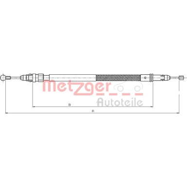 12.0744 Seilzug, Feststellbremse