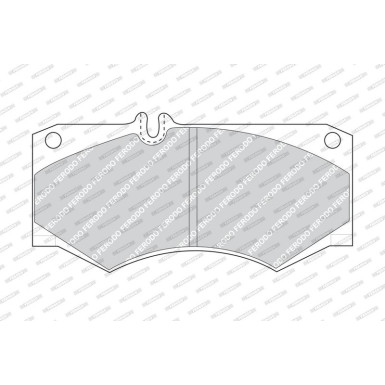 Ferodo Bremsbelagsatz, Scheibenbremse PREMIER FVR239