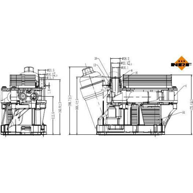 31873 Gehäuse, Ölfilter EASY FIT