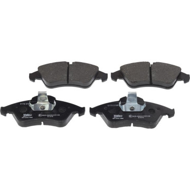 Valeo | Bremsbelagsatz, Scheibenbremse | 301044