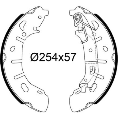 Valeo | Bremsbackensatz | 564251
