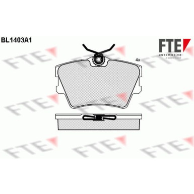 9010174 Bremsbelagsatz, Scheibenbremse