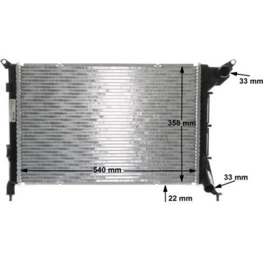 Mahle | Kühler, Motorkühlung | CR 1470 000S