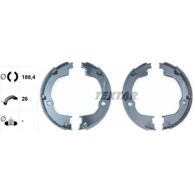 91067100 Bremsbackensatz, Feststellbremse