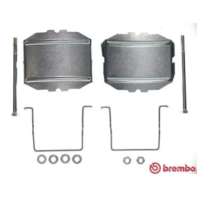 Brembo Zubehörsatz, Scheibenbremsbelag PRIME LINE A 02 232