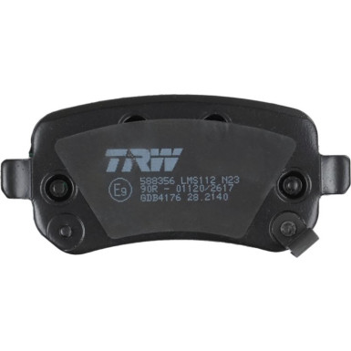 TRW Bremsbelagsatz, Scheibenbremse COTEC GDB4176