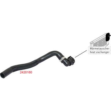 2420180 Heizungsschlauch 2420180 Heizungsschlauch