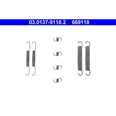 03.0137-9118.2 Zubehörsatz, Bremsbacken