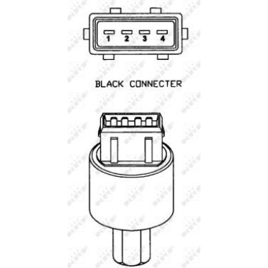 NRF Druckschalter, Klimaanlage EASY FIT 38927 NRF Druckschalter, Klimaanlage EASY FIT 38927
