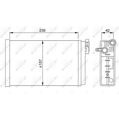 58640 Wärmetauscher, Innenraumheizung 58640 Wärmetauscher, Innenraumheizung