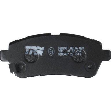 TRW Bremsbelagsatz, Scheibenbremse COTEC GDB3437