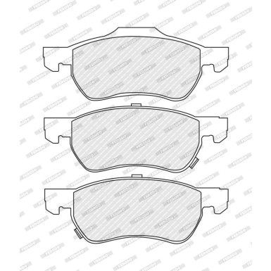 Ferodo | Bremsbelagsatz, Scheibenbremse | FDB4900