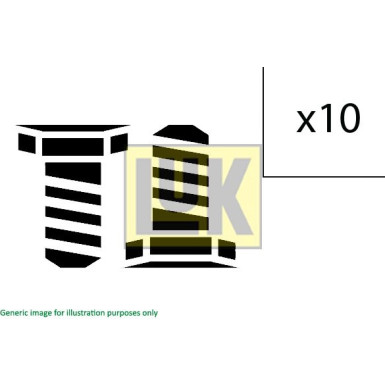 411 0161 10 Schraubensatz, Schwungrad