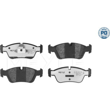 Meyle Bremsbelagsatz, Scheibenbremse MEYLE-PD: Advanced performance and design 025 232 8717/PD