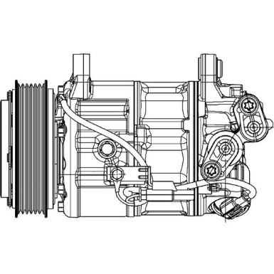 Mahle | Kompressor, Klimaanlage | ACP 599 000P