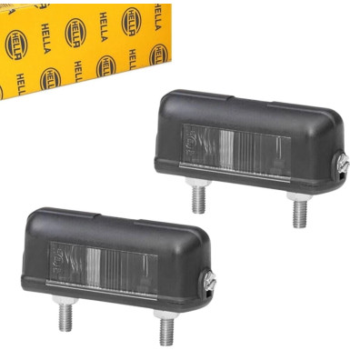 2x HELLA Kennzeichenleuchte | 2KA 357 014-001