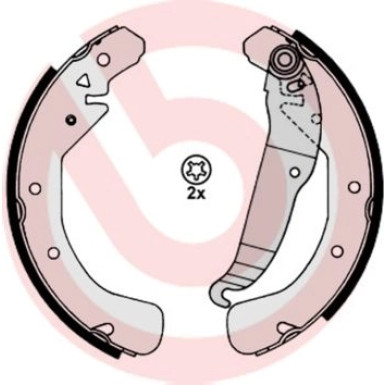 Brembo Bremsbackensatz ESSENTIAL LINE S 59 517