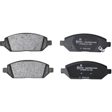 LP3236 Bremsbelagsatz, Scheibenbremse