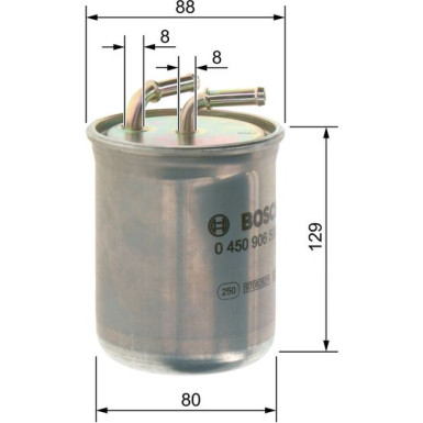 BOSCH | Kraftstofffilter | 0 450 906 500