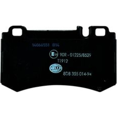 Hella | Bremsbelagsatz, Scheibenbremse | 8DB 355 014-941