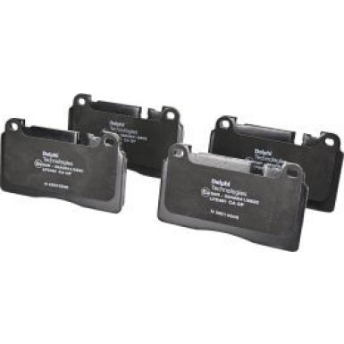 Delphi Bremsbelagsatz, Scheibenbremse LP2491 Delphi Bremsbelagsatz, Scheibenbremse LP2491