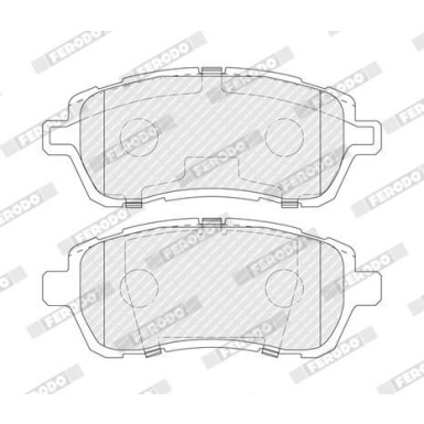 Ferodo | Bremsbelagsatz, Scheibenbremse | FDB4179