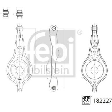 FEBI BILSTEIN 182227 Querlenker, Lenker, Radaufhängung