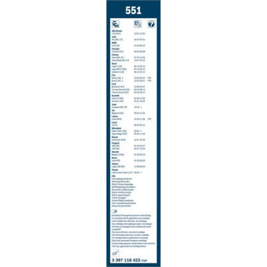 BOSCH 346 Scheibenwischer Twin 3 397 118 422