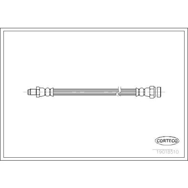 Corteco | Bremsschlauch | 19018510