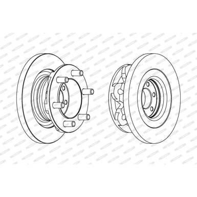 Ferodo | Bremsscheibe | FCR313A