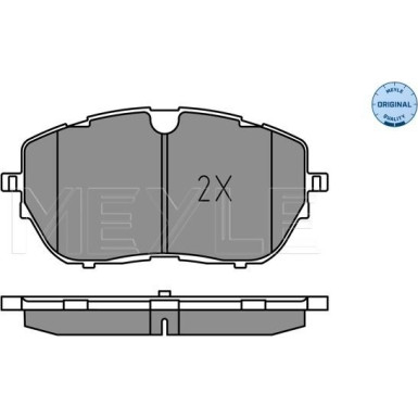 Meyle Bremsbelagsatz, Scheibenbremse MEYLE-ORIGINAL: True to OE 025 222 1818