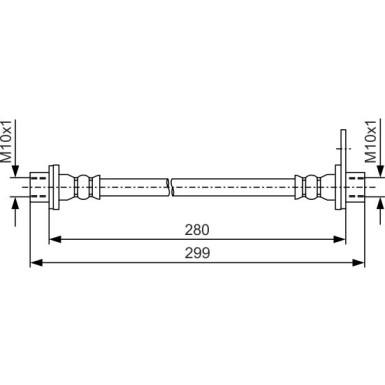 BOSCH | Bremsschlauch | 1 987 481 440