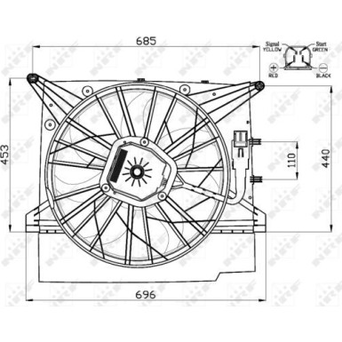 47461 Lüfter, Motorkühlung