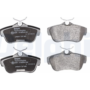 LP2071 Bremsbelagsatz, Scheibenbremse