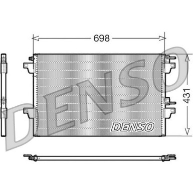 Denso | Kondensator, Klimaanlage | DCN23021