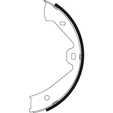 91074700 Bremsbackensatz, Feststellbremse