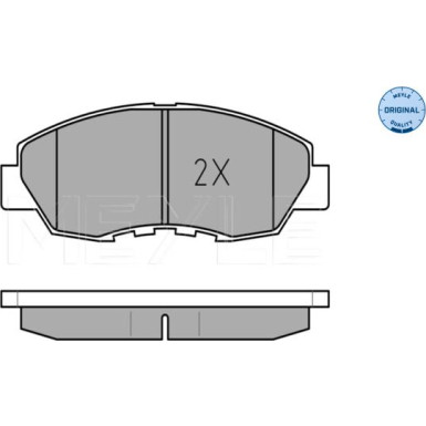 025 214 9918/W Bremsbelagsatz, Scheibenbremse MEYLE-ORIGINAL: True to OE.