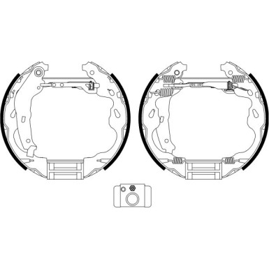 Hella | Bremsbackensatz | 8DB 355 022-471