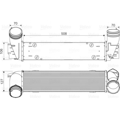 818342 Ladeluftkühler 818342 Ladeluftkühler