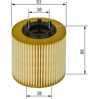BOSCH 1 457 429 198 Ölfilter