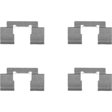 BOSCH | Zubehörsatz, Scheibenbremsbelag | 1 987 474 457