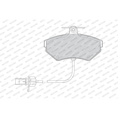Ferodo Bremsbelagsatz, Scheibenbremse PREMIER ECO FRICTION FDB1451